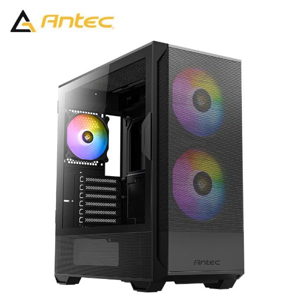 圖片 Antec NX416L 黑 顯卡長39/CPU高16.5/16cm*2前風扇/側掀玻璃側板/ATX