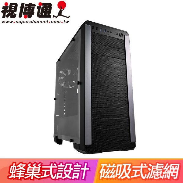 圖片 視博通 SW200 黑 顯卡長40/CPU高16.3/壓克力透側/ATX