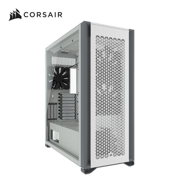 圖片 海盜船 7000D Airflow 白 顯卡長42/CPU高19/玻璃透側/PWM集線器/E-ATX