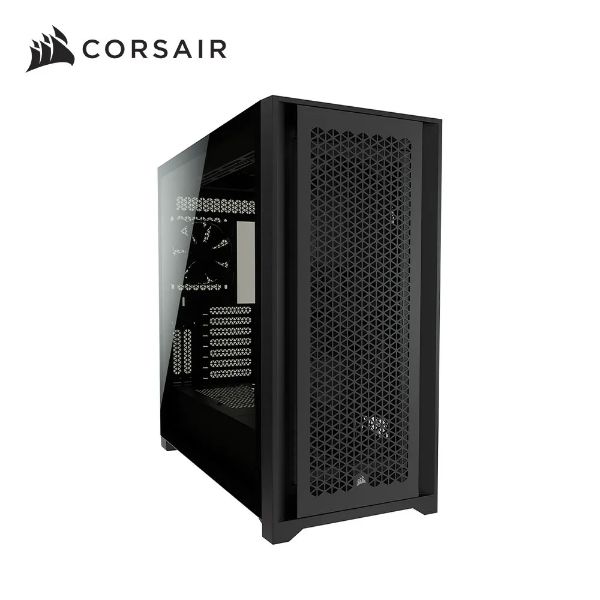 圖片 海盜船 5000D Airflow 黑 顯卡長42/CPU高17/玻璃透側/PWM集線器/E-ATX