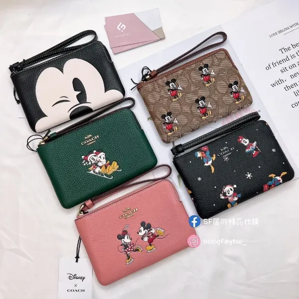 圖片  Coach 限定款 米奇單層 小手拿