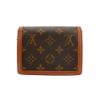 圖片 Louis Vuitton Micro Dauphine 帆布鍊帶迷你斜背包(M82749-咖)