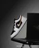 iSNEAKERS 現貨 Air Jordan 1 Low "White Black Metallic Gold Swoosh" 黑白金 553558-172