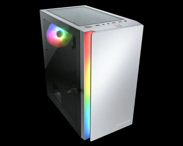 圖片 COUGAR PURITY RGB 白 顯卡長30.5/CPU高16/側掀玻璃/M-ATX