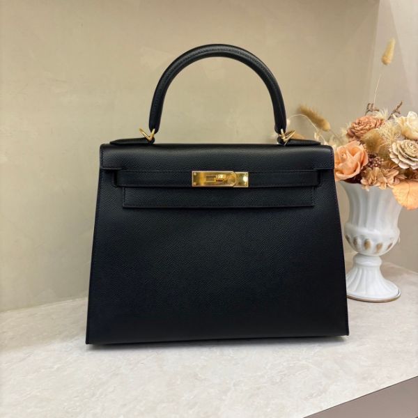 圖片 Hermes K28 黑金 ep 皮 U刻(98新)