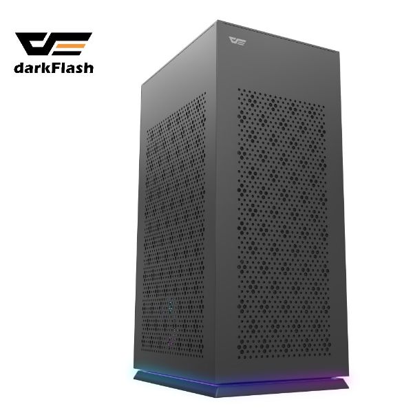 圖片 darkFlash DLH 21 黑 顯卡(32*14.7*6)/CPU高13.4/底部氣氛光效/ITX【SFX】