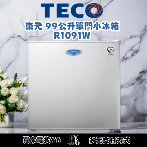 TECO 東元 99公升單門小冰箱 R1091W