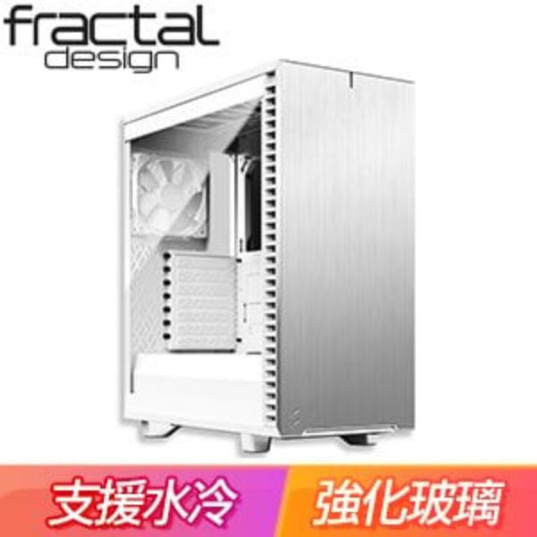 圖片 Fractal Design Define 7 Compact TG 白/透明玻璃/顯卡長34/U高16.9/ATX(DEF7C-04)