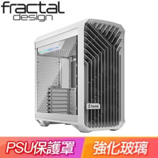 圖片 Fractal Design Torrent Compact 白/透明玻璃/顯卡長33/U高17.4/E-ATX(TOR1C-03)