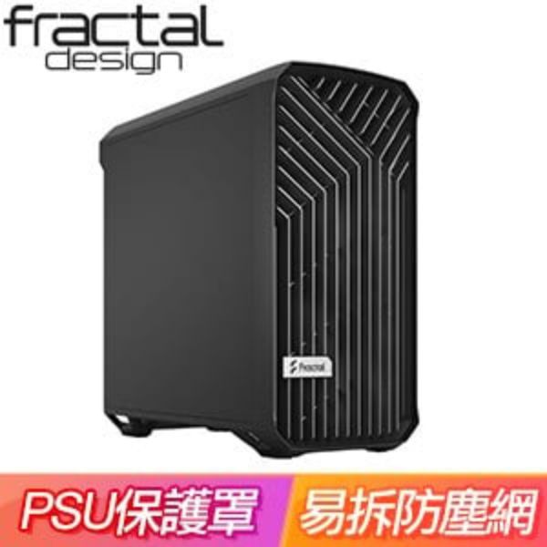 圖片 Fractal Design Torrent Compact 黑(靜音)/顯卡長33/U高17.4/E-ATX(TOR1C-04)