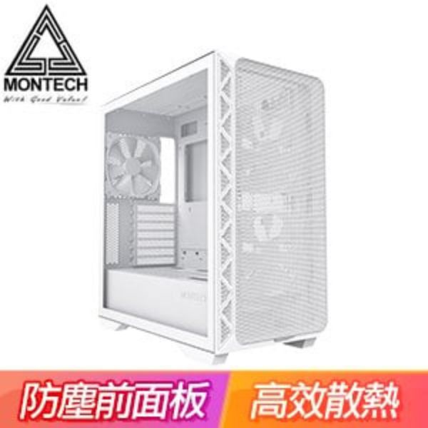 圖片 Montech Air 903 BASE 白 顯卡長40/CPU高18/前置Type-C/玻璃側板/E-ATX