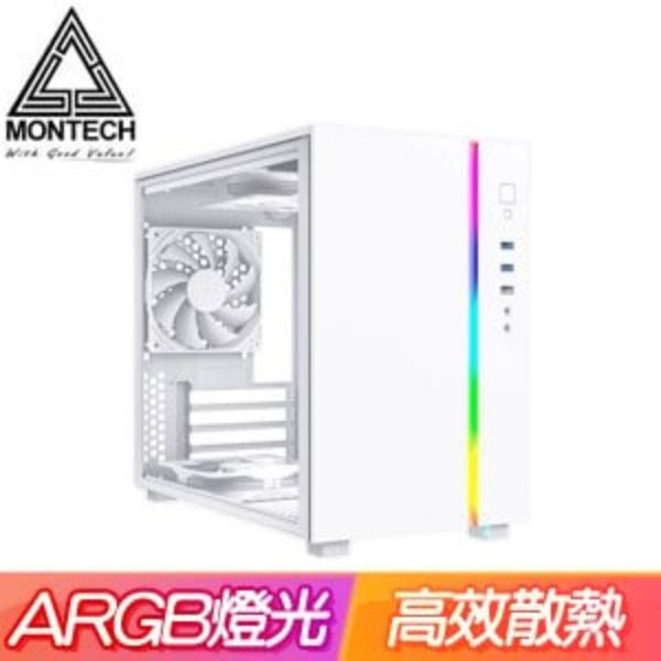 圖片 Montech SKY ONE MINI 白 顯卡長31.5/U高16/玻璃透側/M-ATX(限24.4*24.4)