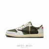 圖片 【白頭鞋腦👨🏻‍🦳】Travis Scott x Air Jordan 1 Low OG "Medium Olive" 倒鉤 橄欖綠｜DM7866-200｜預購