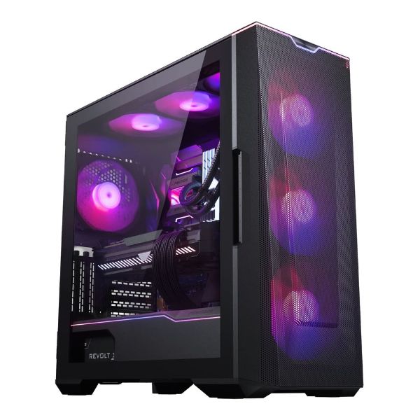 圖片 Phanteks Eclipse G500A DRGB 黑 卡43.5/CPU高18/玻璃透側/E-ATX(500GA_DBK01A)