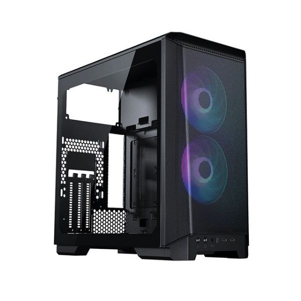 圖片 Phanteks Eclipse P200A DRGB 黑 /U高16.5(7.2/9.2)/玻璃透側/ITX(EC200ATG_DBK01)