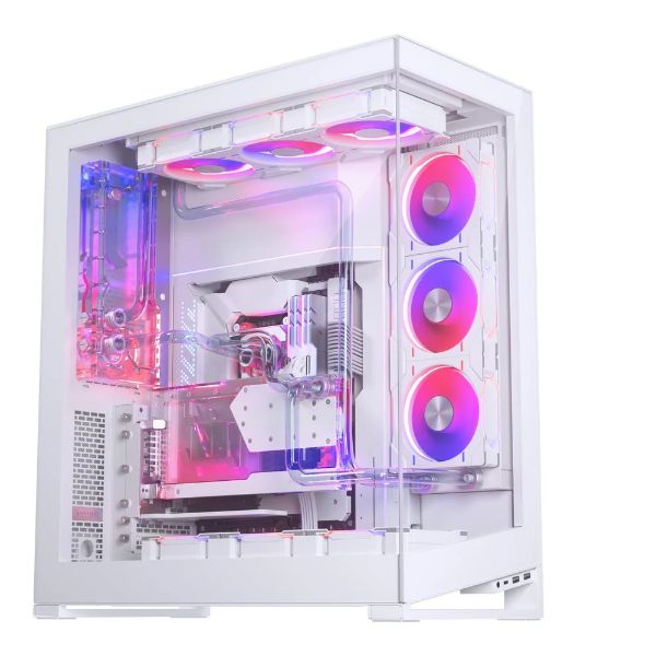 圖片 Phanteks NV7 白 顯卡長45/CPU高18.5/全景玻璃透側/E-ATX(NV723TG_DMW01)