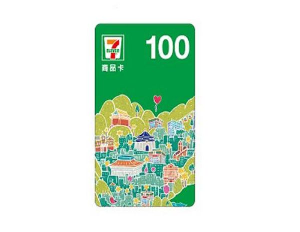 圖片 統一超商7-ELEVEN 100元實體商品卡