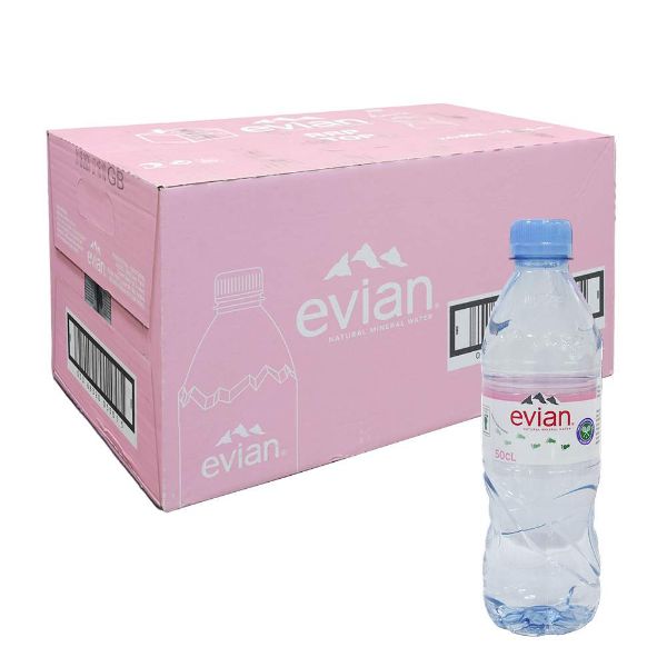 圖片 法國 EVIAN 礦泉水 塑膠瓶裝(500mlx24瓶)