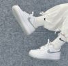 NICEDAY 現貨 Nike Air Force 1 鑽石星辰 銀勾 銀鉤 銀色 星星 HQ3461-191