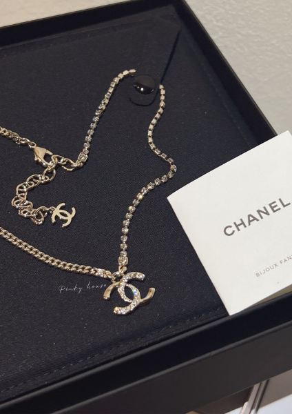 圖片 Chanel 半鑽半鍊項鍊