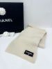 圖片 台灣購證 全新  Chanel 圍巾 AA9552 秋冬 奶油白 「加厚款」100%喀什米爾羊毛 手工刺繡 亮片圍巾