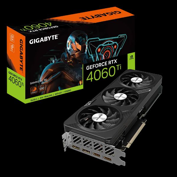 圖片 技嘉 RTX4060Ti GAMING OC 8G(2580MHz/28cm/三風扇/註五年)