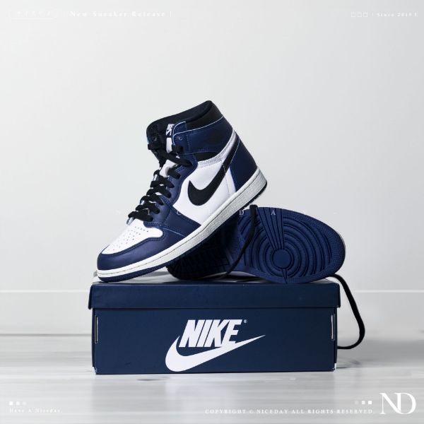 NICEDAY 現貨 Air Jordan 1 High OG Midnight Navy 午夜藍 皇家藍 藍色 深藍 男女尺寸