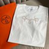 圖片 Hermes 2024 Mors 馬銜釦印花白T