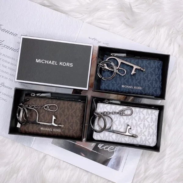 圖片 Michael Kors｜MK 鑰匙圈零錢包 禮盒組