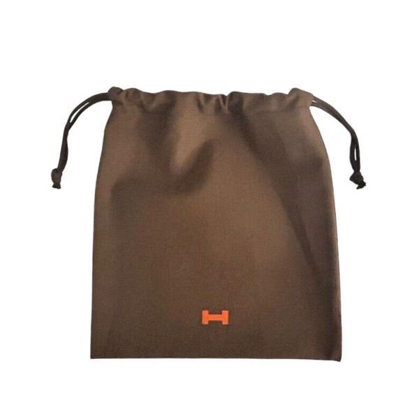 圖片 Hermès Beauty 愛馬仕美妝 H LOGO抽繩帆布袋