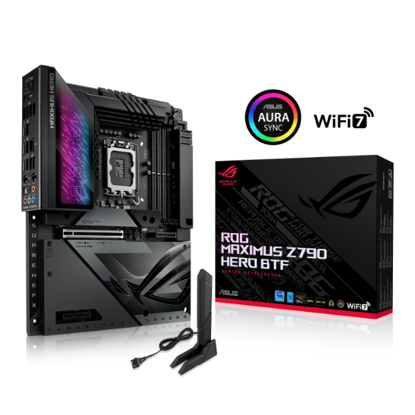 圖片 華碩 ROG MAXIMUS Z790 HERO BTF 背插(ATX/Intel 2.5Gb+Wi-Fi 7/註五年)20+1+2相