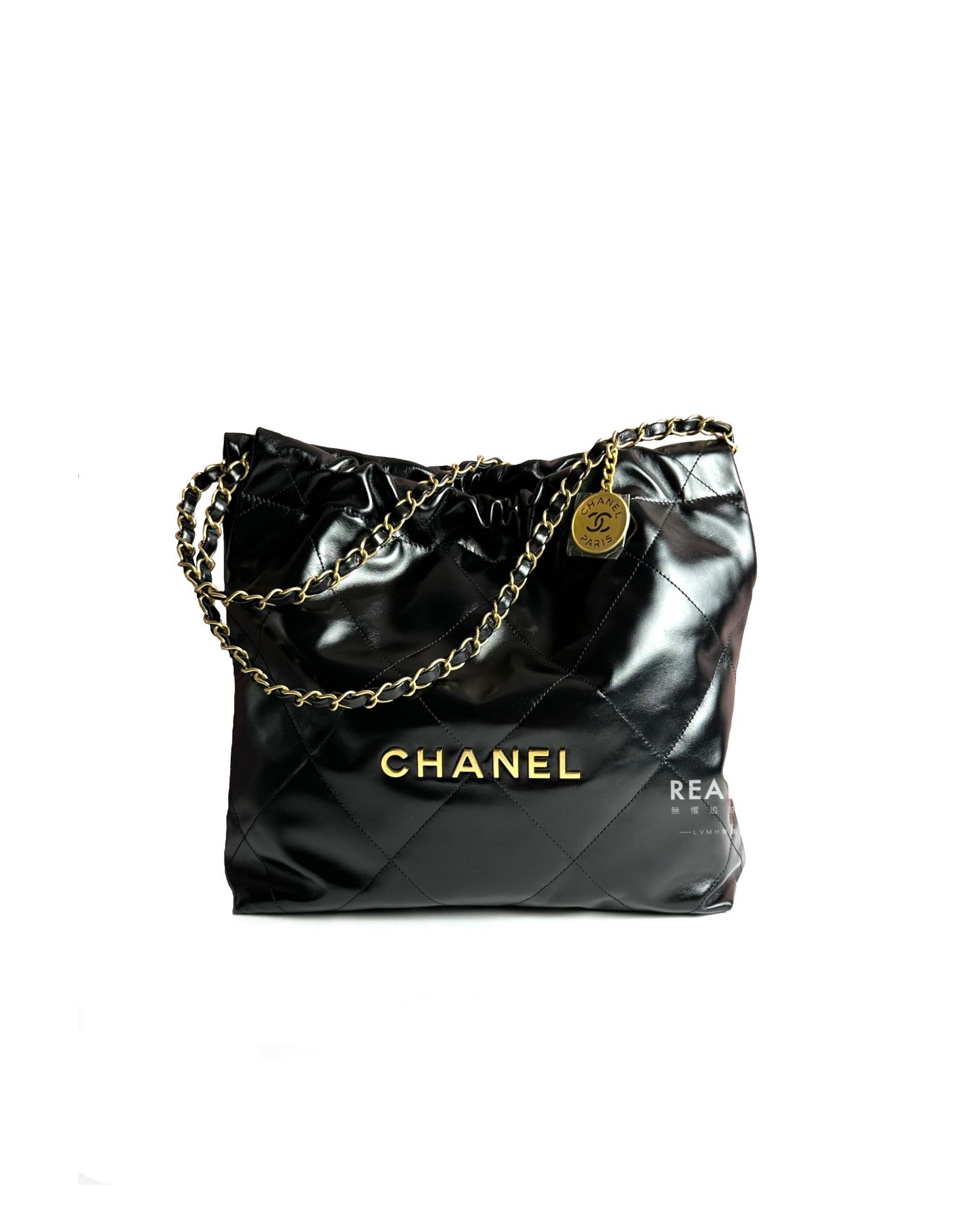 CHANEL 22 Bag 小號黑金