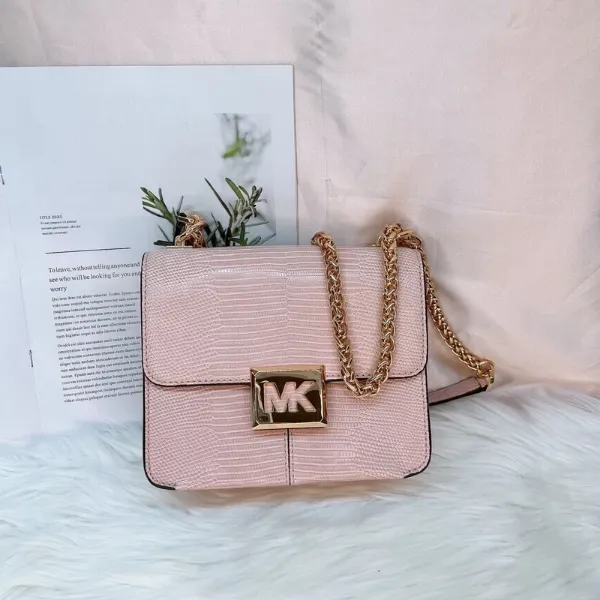 圖片 Michael Kors｜MK 簍空logo 兩用鏈包 斜背包