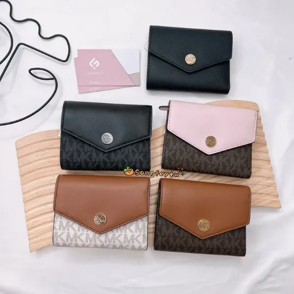 圖片 Michael Kors｜MK 三折豆豆短夾