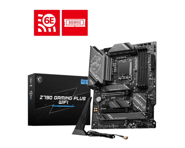 圖片 微星 Z790 GAMING PLUS WIFI(ATX/Intel 2.5Gb+無線/註五年)14+1+1相