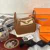 圖片 Hermès Mini Lindy Ⅱ 金棕色金釦