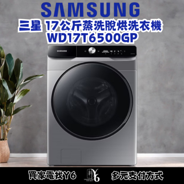 SAMSUNG 三星 17公斤蒸洗脫烘洗衣機 WD17T6500GP