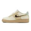 圖片 鞋教 Nike Air Force 1 '07 Low GS "Passing Notes Pack" 米白 金邊 燈心絨 HQ3473-122