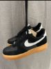 圖片 鞋教 Nike Air Force 1'07 Low LV8 "Black Summit White Gum" 幻影黑 焦糖底 FQ8714-004