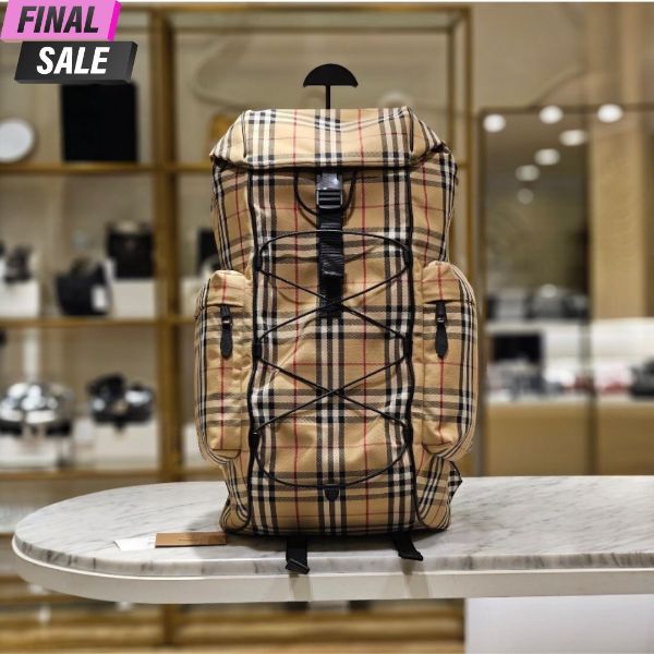 圖片 Burberry 80701191 Murray 格紋尼龍後背包【促銷品】