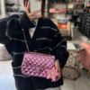 圖片 Chanel 24c 粉金鏡面星星口蓋包