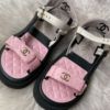 圖片 Chanel 拼色增高涼鞋