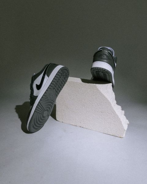 圖片 鞋教 Nike Air Jordan 1 Low "Iron Grey" 鐵灰 灰白 低筒 553558-152 / (GS) 553560-152