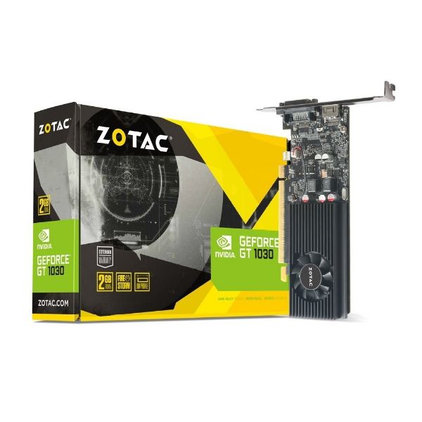 圖片 ZOTAC GT1030 2GB GDDR5 HDMI/DVI Low Profile(P10300A-10L)