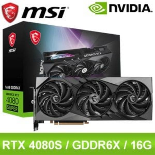 圖片 微星 RTX4080 SUPER 16G GAMING X SLIM(2625MHz/32cm/三風扇/註五年)HDMIx2