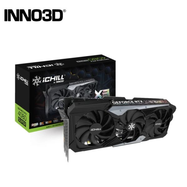 圖片 INNO3D RTX4080 SUPER 16GB GDDR6X iChill X3(2610MHz/33.4cm/ARGB三風扇) ↓任搭188↓