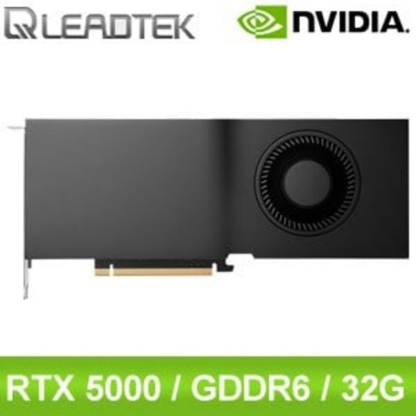 圖片 麗臺 NVIDIA RTX 5000 Ada(32GB GDDR6 ECC/26.67cm/註三年)★ ↓任搭5000↓