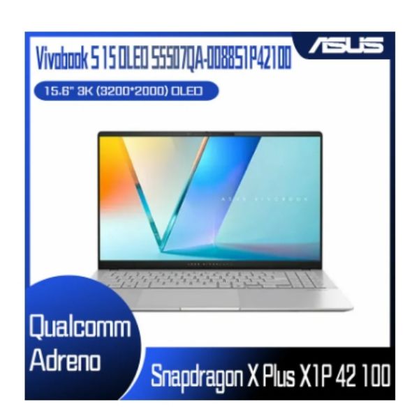 圖片 ⭐️ASUS 華碩Vivobook S 15 OLED S5507QA-0088S1P42100 銀(X1P-42-100/16G/1TB SSD/15.6吋/W11)AI筆電⭐️