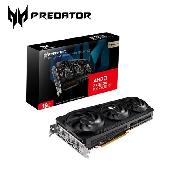 圖片 ACER Predator BiFrost RX7800XT OC 16G(2565MHz/28.5cm/三風扇/三年保)