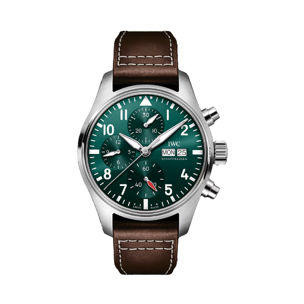 圖片 【IWC】萬國 PILOT´S WATCHES系列 飛行員計時腕錶 IW388103 綠面 41mm